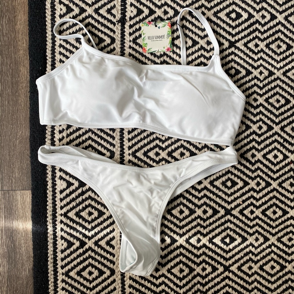 NEW white bikini